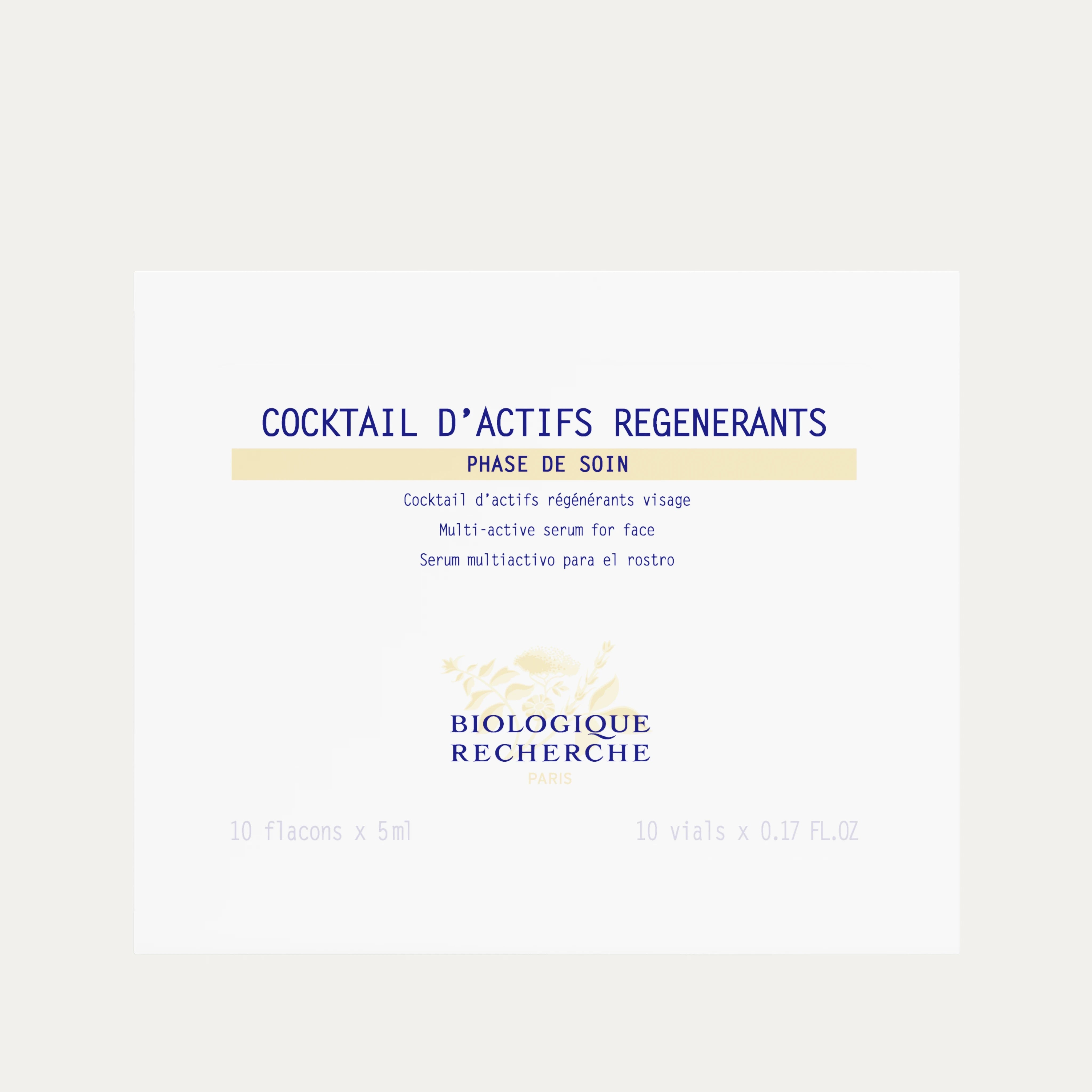 COCKTAIL D'ACTIFS REGENERANTS (Boite de 10 Ampoules)