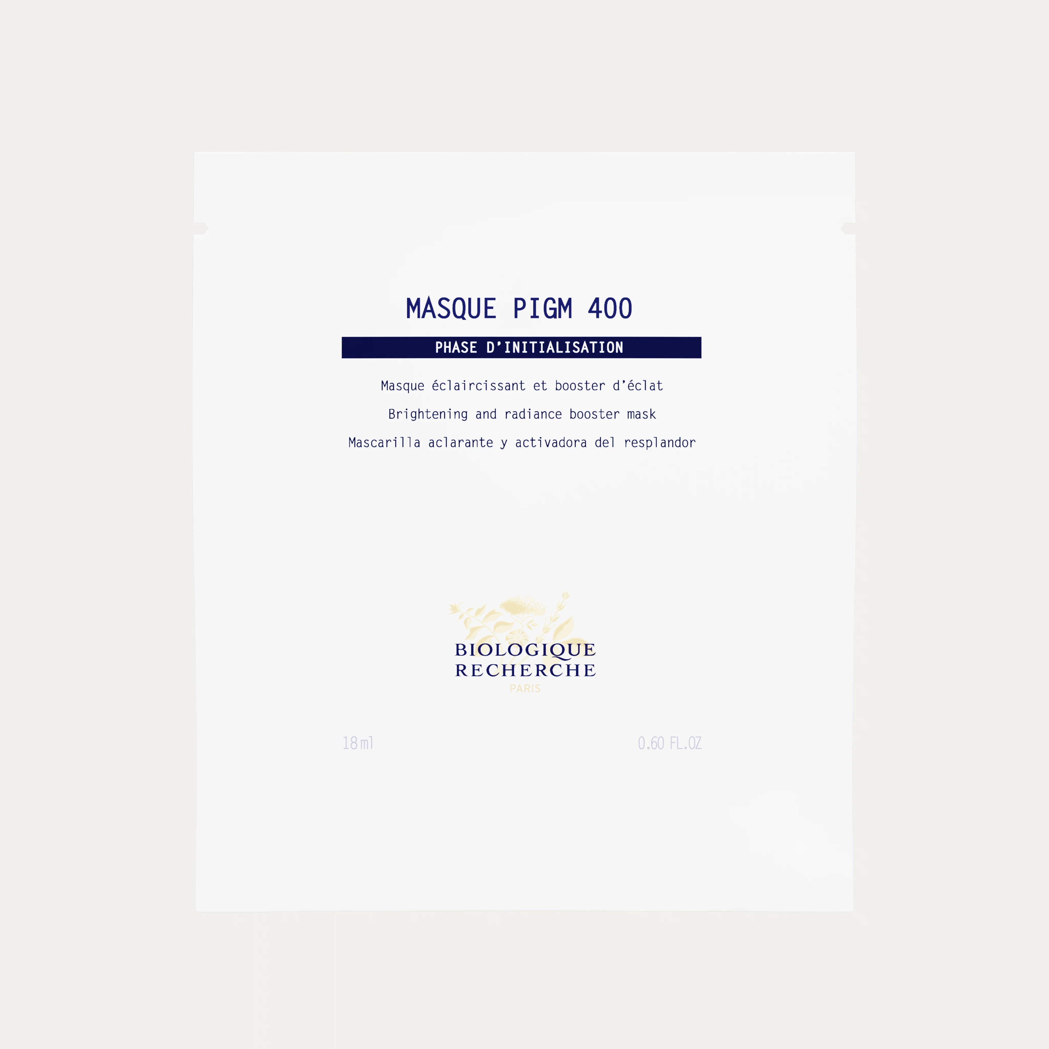 MASQUE PIGM 400 1 SACHETS DE