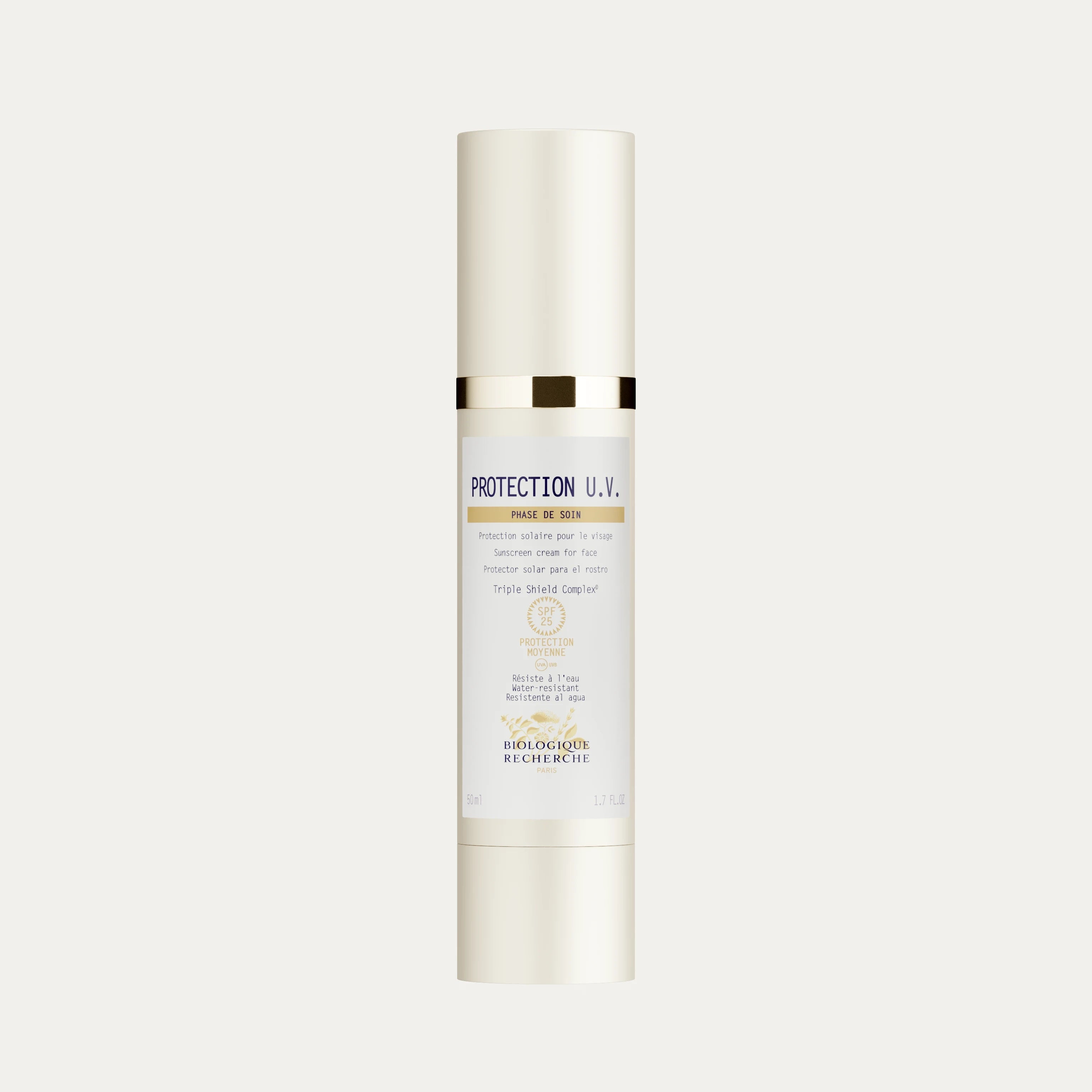 Protection U.V. SPF 25