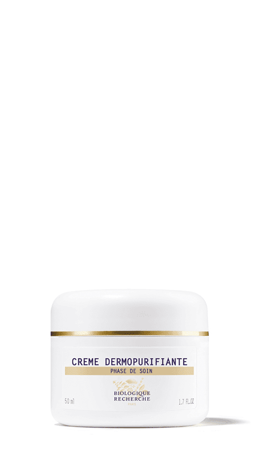 Crème Dermopurifiante, قناع بيوسليلوز مضاد للتجاعيد ومنعم للوجه