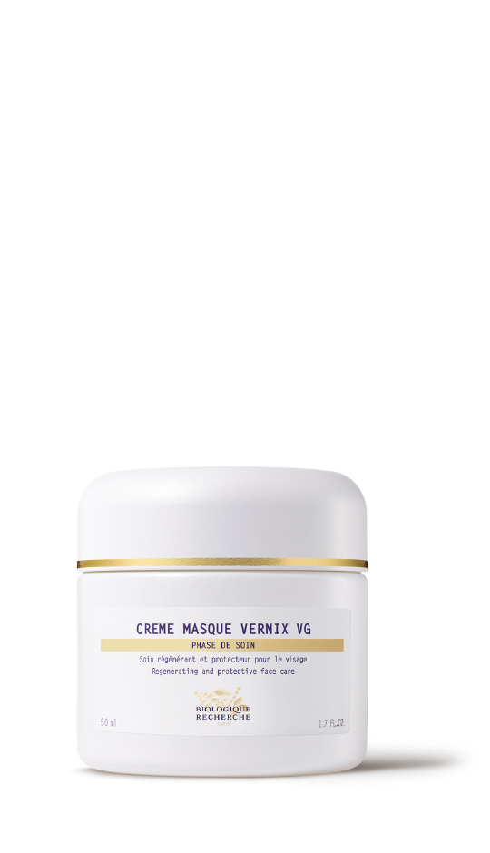 Crème Masque Vernix VG, Máscara de biocelulose anti-ruga e suavizante para o rosto
