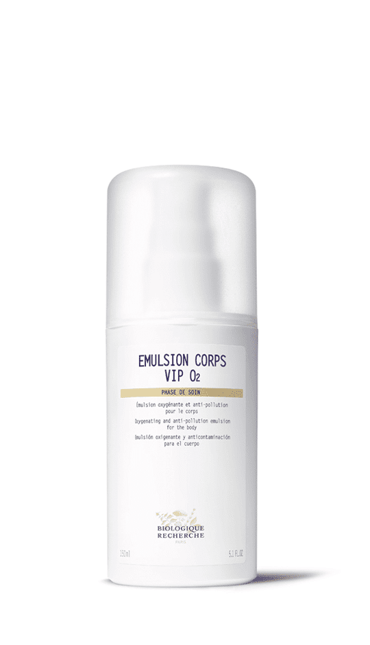 Emulsion Corps VIP O<sub>2</sub>, Emulsión oxigenante y anticontaminación para el cuerpo
