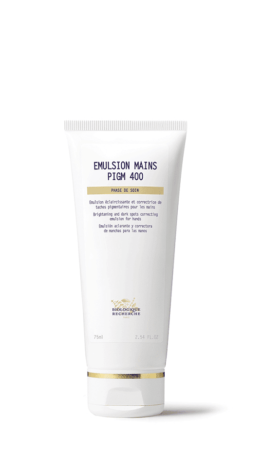 Emulsion Mains PIGM 400, Brightening and correcting cream for age spots on the hands