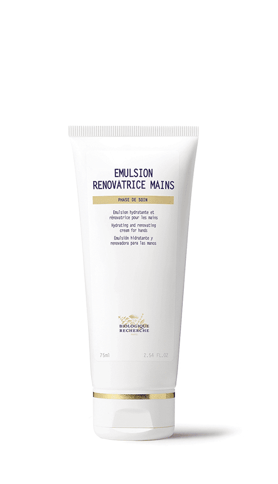 Emulsion Rénovatrice Mains, Exfoliating and complexion-evening scrub mask for the hands