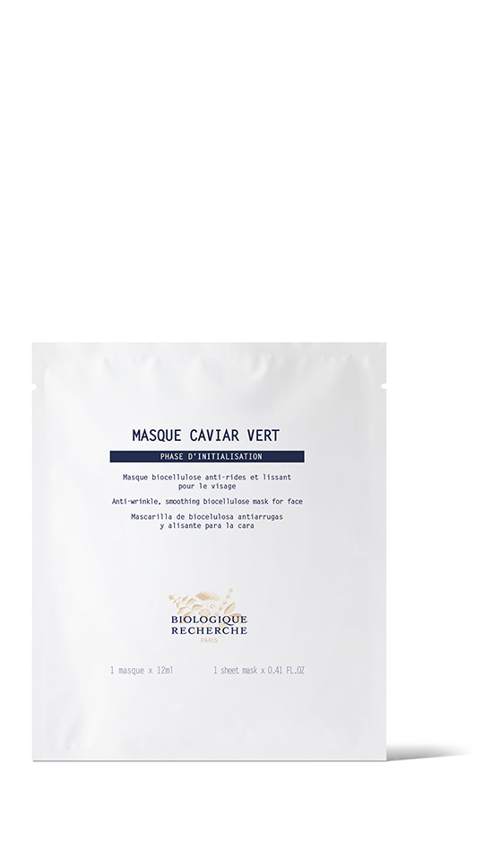 Masque Caviar Vert, Биоцеллюлозная маска для лица для борьбы с морщинами